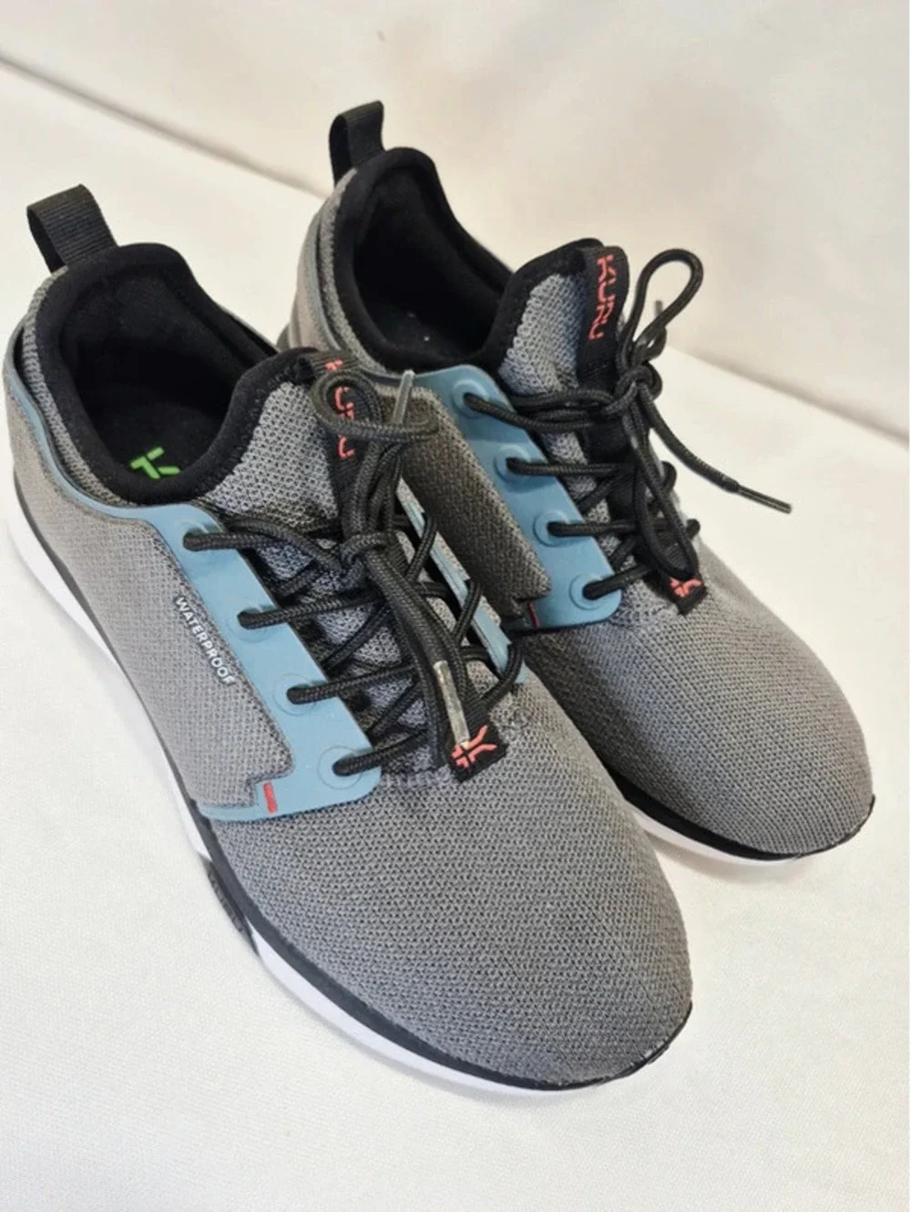 Kuru Atom Waterproof Shoes Sneakers Blue/Gray Men's 8M